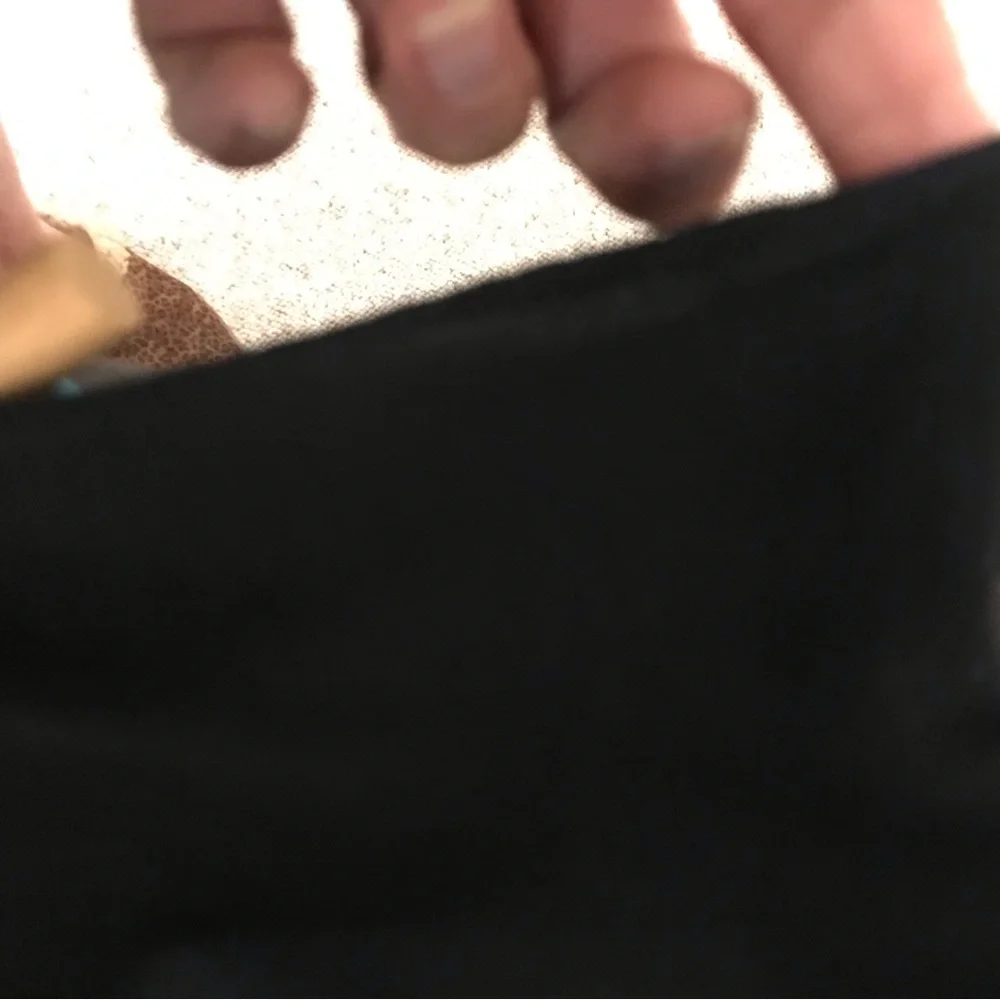 Madewell Crewneck Button Back Easy Dress in Black. Size S - Picture 7 of 7